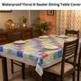 Waterproof Floral 6 Seater Dining Table Cover (TC3)